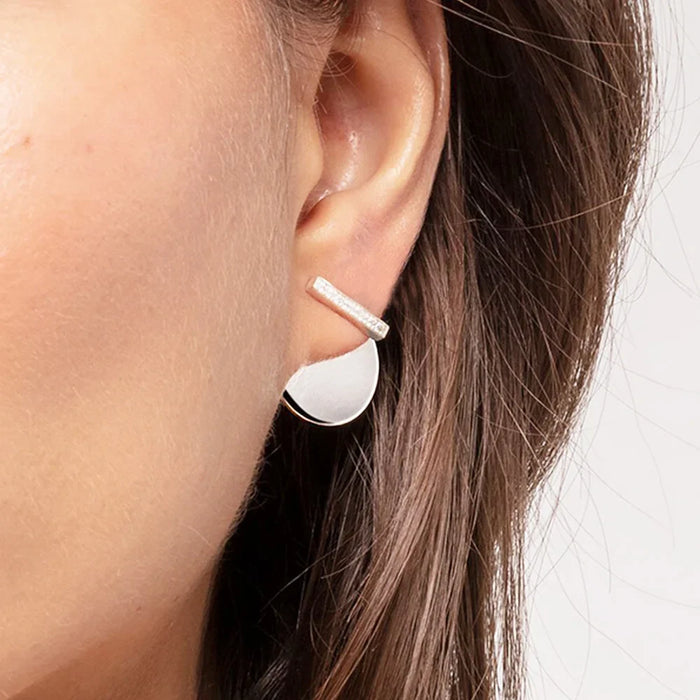 925 Sterling Silver Forever Together Necklace & Earring Set Romantic Gift For Women