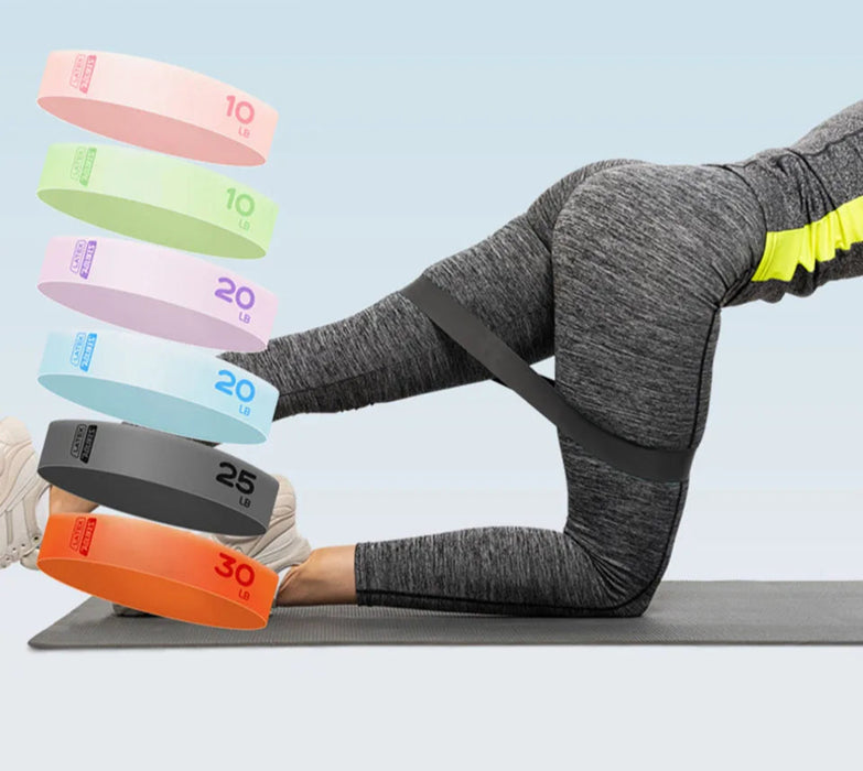 Latex Resistance Bands For Yoga Pilates Rehab & Home Workout