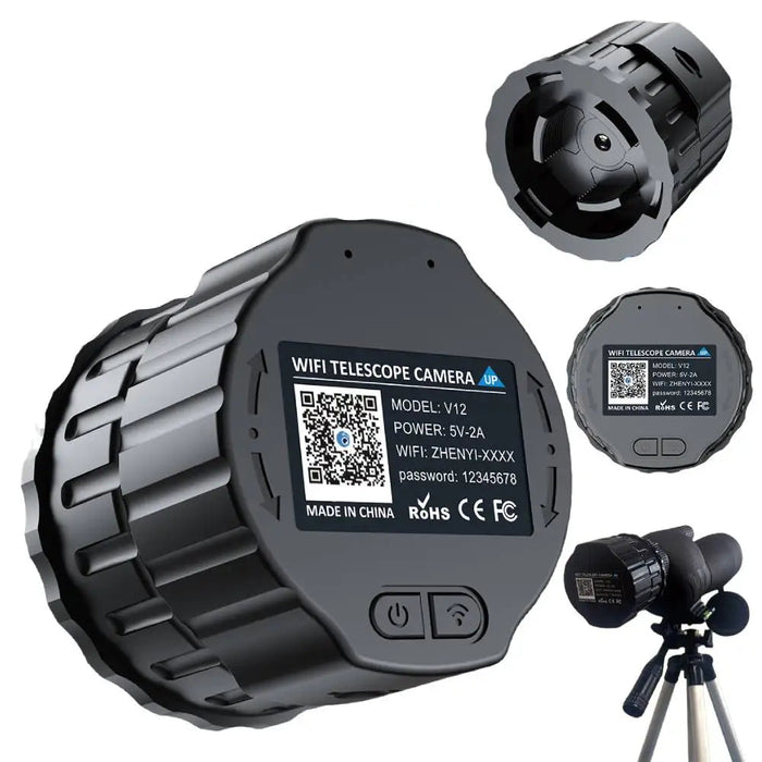 2K 4Mp Mirror Camera Wifi Electronic Optical Eyepiece Telescope Camera 25Mm-50Mm Optical Telescopes Camera For Astrophotography