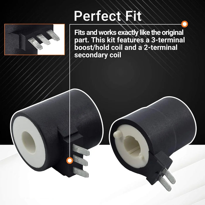 4 Pack 279834 Dryer Gas Valve Ignition Solenoid Coil Kit For Whirlpool Ap3094251 Ps334310 12001349 694540 694539 306105 306106