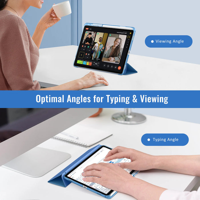 For Samsung Galaxy Tab S11 11 Inch 2025 Sm-X730 / Sm-X736B Slim Light Trifold Protective Pc Case With S Pen Holder