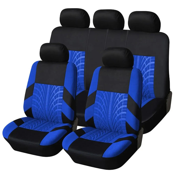 Universal Full Set Car Seat Covers Split Front and Rear
