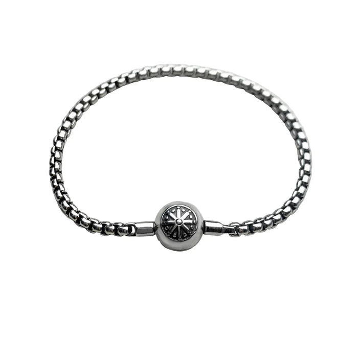 925 Sterling Silver Karma Diy Chain Bracelet Men & Women Fashion Jewelry