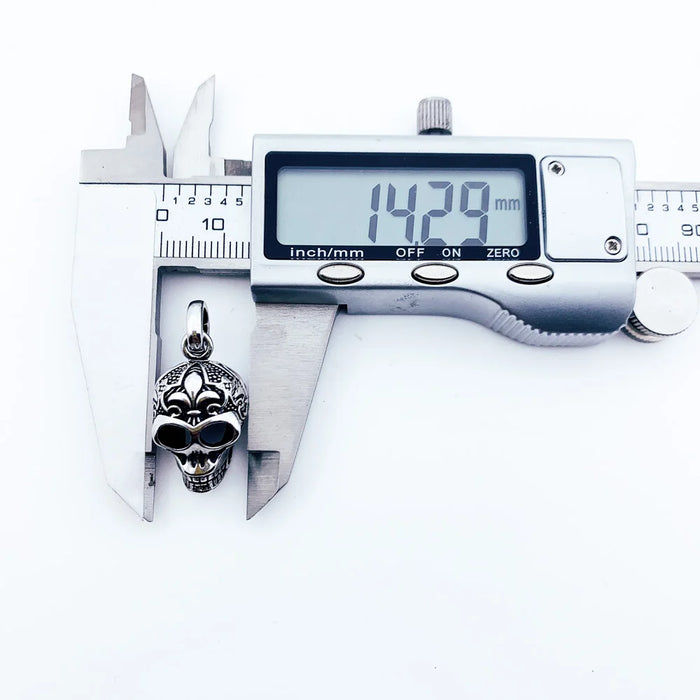 925 Sterling Silver Skull Skeleton Pendant Winter Fashion Jewelry For Men & Women