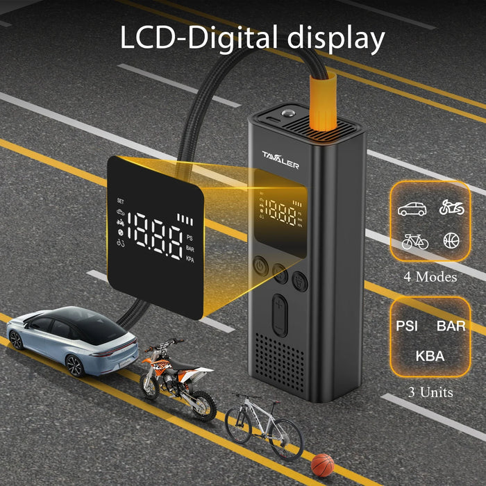 Portable Electric Tire Inflator 150Psi