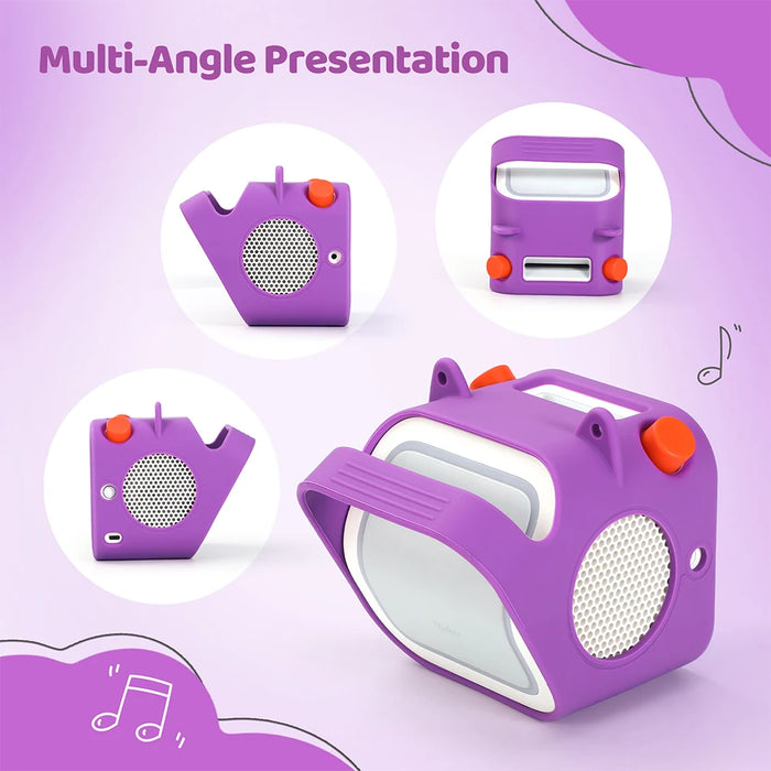 For Yoto Mini Silicone Case Protective Cover With Lanyard Anti-Drop Audio Music Player Protective Sleeve Case For Yoto Mini