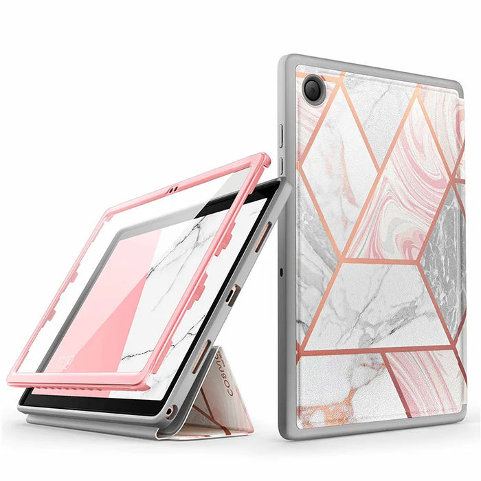 For Samsung Galaxy Tab A8 10.5 Inch 2022 Full-Body Trifold Protective Smart Case With Built-In Screen Protector