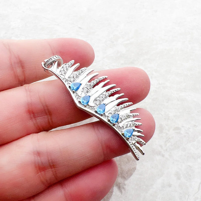925 Sterling Silver Phoenix Wing Pendant Bohemian Style Gift For Women