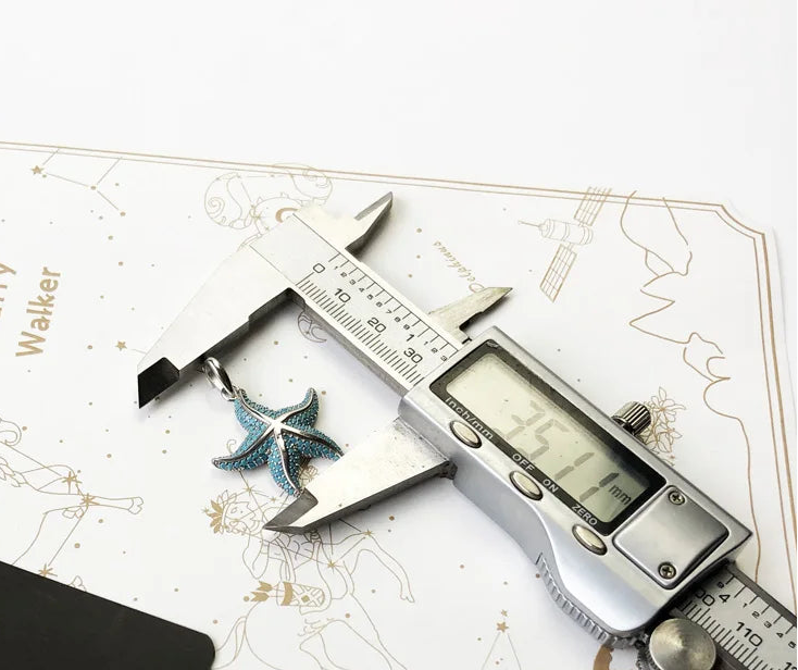 925 Sterling Silver Deep Sea Blue Oceanstar Pendant Gift For Women & Men