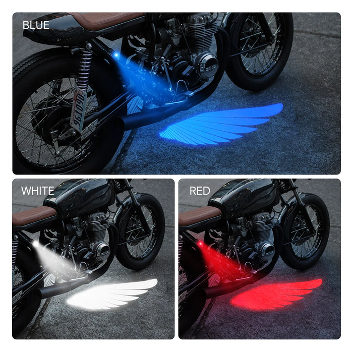 Universal Motorcycle Angel Wings Laser Lights 2Pcs
