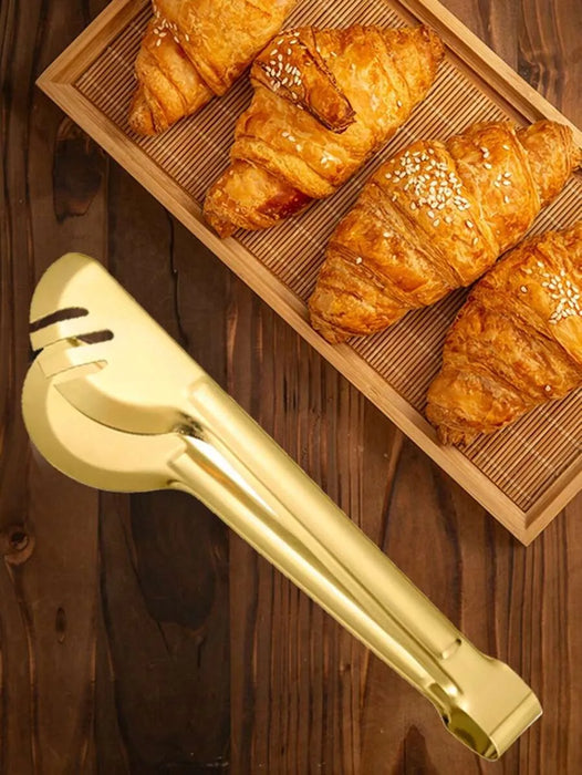 1 / 8 Piece Gold Stainless Steel Cutlery Set With Serving Utensils