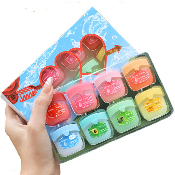 4 / 6 / 8 Piece Natural Moisturizing Lip Balm Set