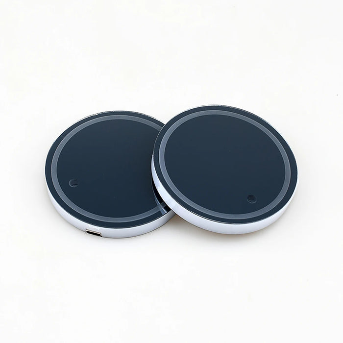 2Pcs Car Cup Holder Light Rgb Colours Bottle Atmosphere Mats