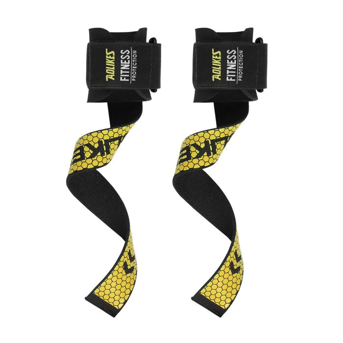 Pair of Anti Slip Weightlifting Straps For Strength Training Deadlifts Crossfit Wrist Support