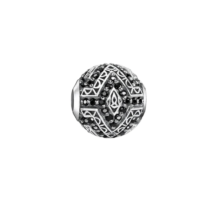 925 Sterling Silver Rebel Street Karma Charm Bead For European Jewelry