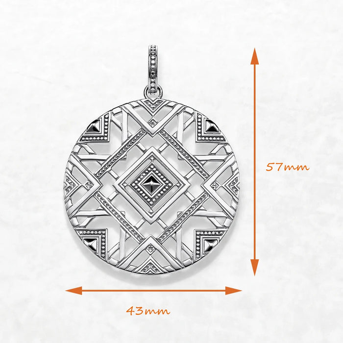 925 Sterling Silver Africa Pendant Glam Jewelry For Men & Women