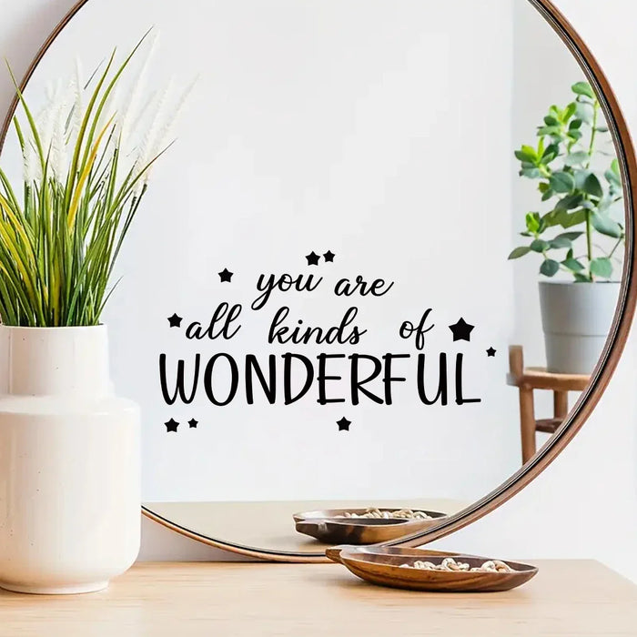Charming Wonderful Wall Mirror Sticker For Home Decor