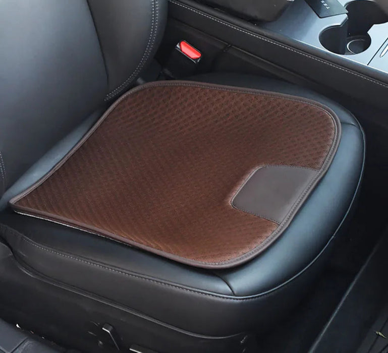 Breathable Ice Silk Car Seat Cushion Single Front Protector For Driver Summer Cool Accessory