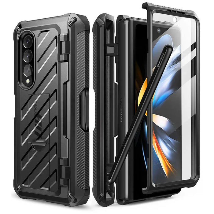 For Samsung Galaxy Z Fold 4 2022 Dual Layer Rugged Ub Pro Case With Built-In Screen Protector
