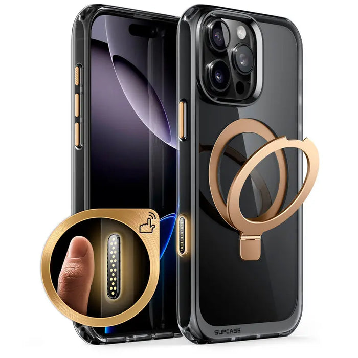 For Iphone 16 Pro Ub Mag Stand Series Slim Protective Magnetic Phone Case With Camera Control Capture Button