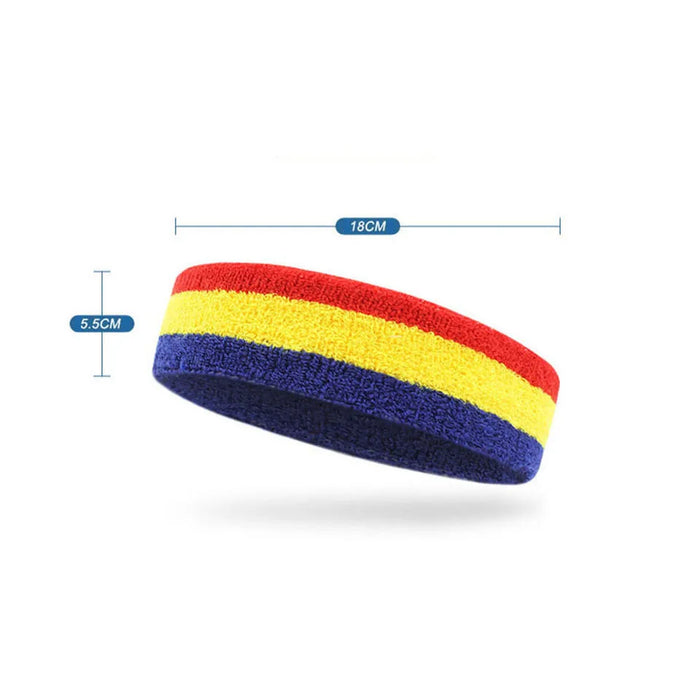 Moisture Wicking Sports Headband Ideal For Tennis Basketball Running Gym