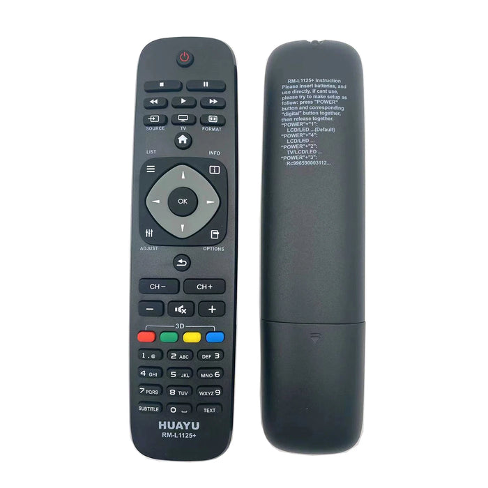 For Philips All Series Lcd Led Smart Tv Television Controller Black Smart Home Universal Smart Ir Remote Control