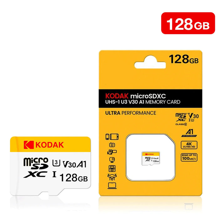 Kodak 256gb Micro Tf Memory Card 4k Full Hd High Speed Phone / Camera / Computer