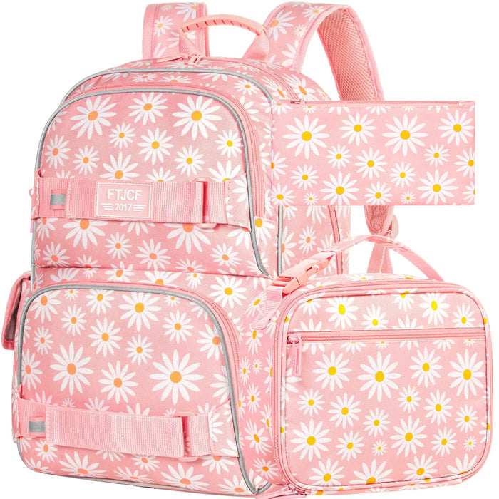 17 Inch Teen Backpack Set With Lunch Box