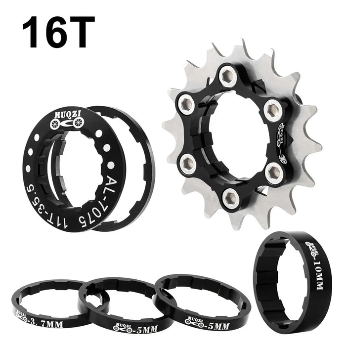 Single Speed Cassette Cog Conversion Kit 12 22T