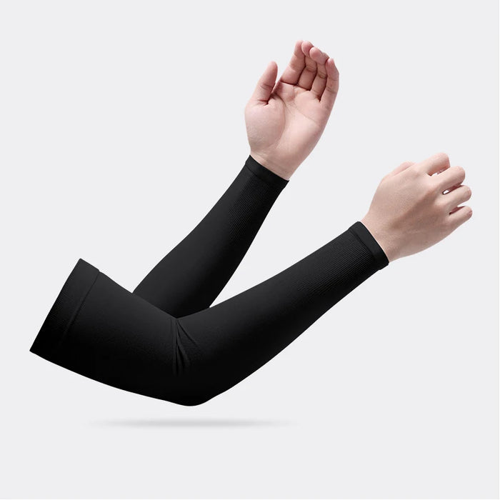 Pair of Sun Protection Arm Covers Cool Anti Uv Sleeves For Outdoor Activities