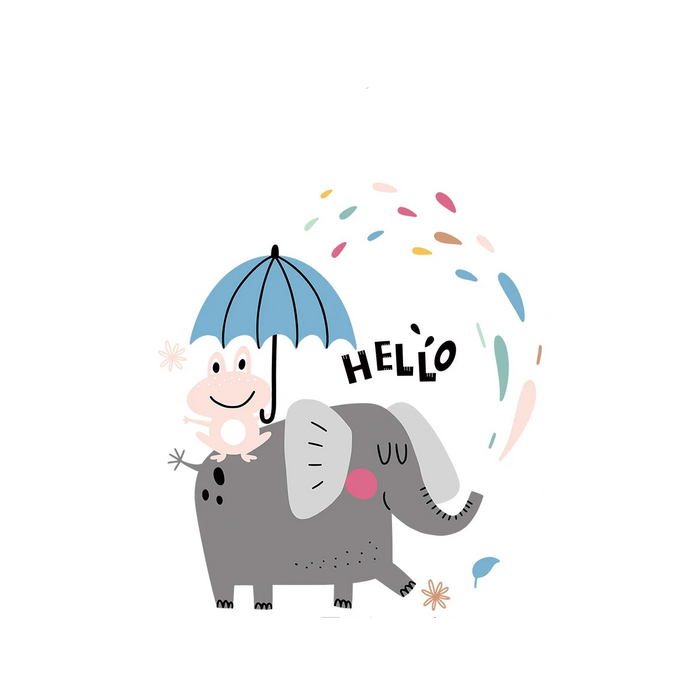 Adorable Animal Wall Stickers For Kids Room Decor