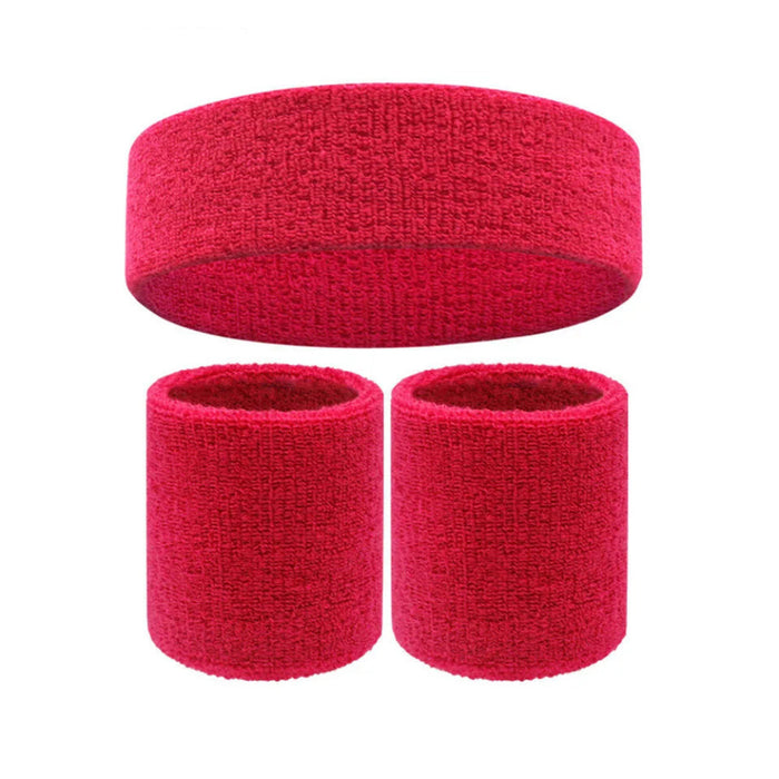 Men Sweat Band Set Ideal For Sports & Workouts