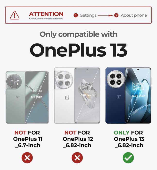 For Oneplus 13 5G 2025 Full Body Bumper Military Grade Armor Shockproof Shell Case Bracket With Built In Screen Protector