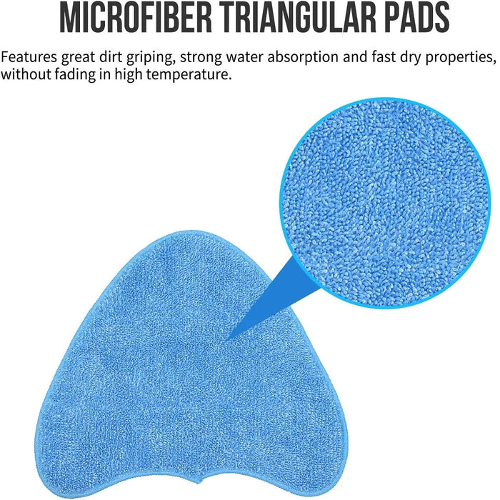 4 Pack Microfibre Cleaning Pads Compatible With Vax S85-Cm S86-Sf-P S86-Sf-T S86-Sf-C S86-Sf-P S86-Ccm-3 Steam Mop Pads