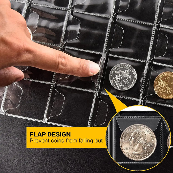 300 Pocket Coin Collection Album For Collectors Display Storage Case Organizer Box