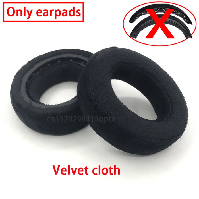 Pair of Replacement Ear Pads For Corsair Hs50 / Hs60 / Hs70 Pro Headphones Pu Leather Ear Covers For Earmuffs And Headband