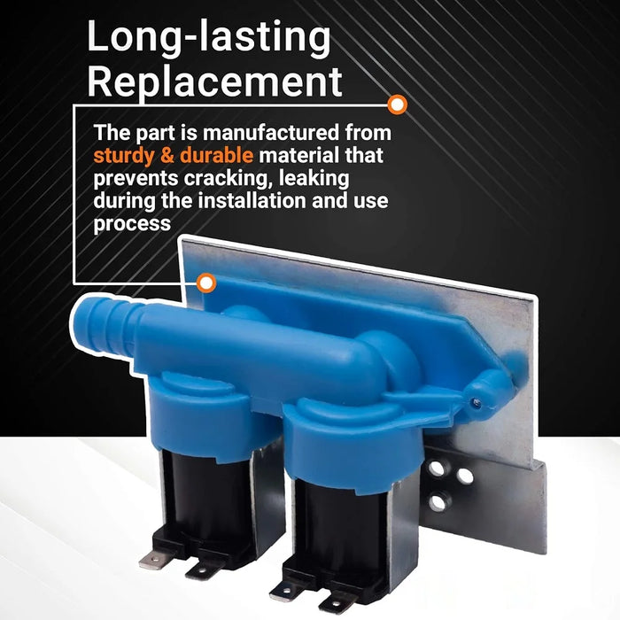 285805 Washer Water Inlet Valve With Mounting Bracket For Whirlpool Kenmore Kitchenaid Washers 292197 3349451 3354565 Ps334646