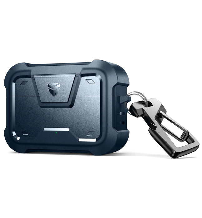 For Beats Studio Buds 2021 Case Led Visible 360 Degree Full-Body Shockproof Rugged Protective Case With Secure Lock Keychain Design