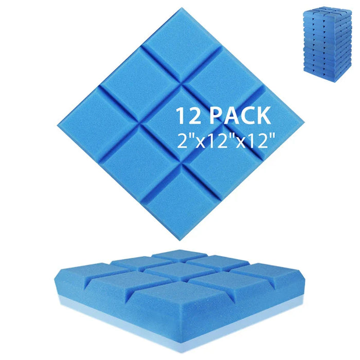 12 Pieces Acoustic Seal For Apartment Doors Soundproofing Foam Panels For Music Studios And Home Insulation