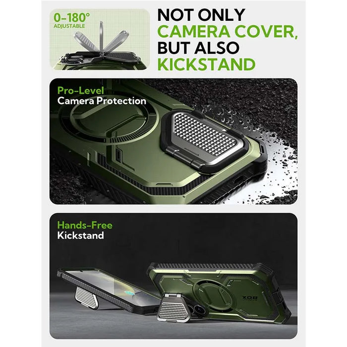 For Samsung Galaxy S25 2025 6.2 Inch Screen Armorbox Magnetic Case With Camera Protection