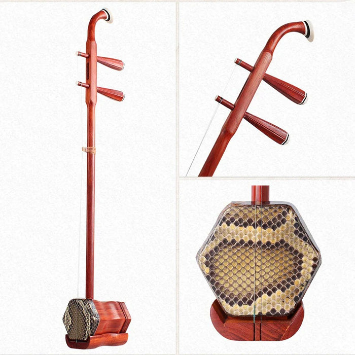 Traditional 2 String Rosewood Erhu For Beginners
