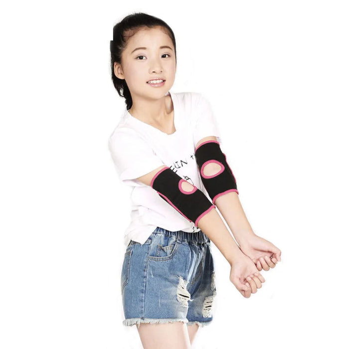 Pair of Kids Breathable Elbow Pads For Sports & Outdoor Activities