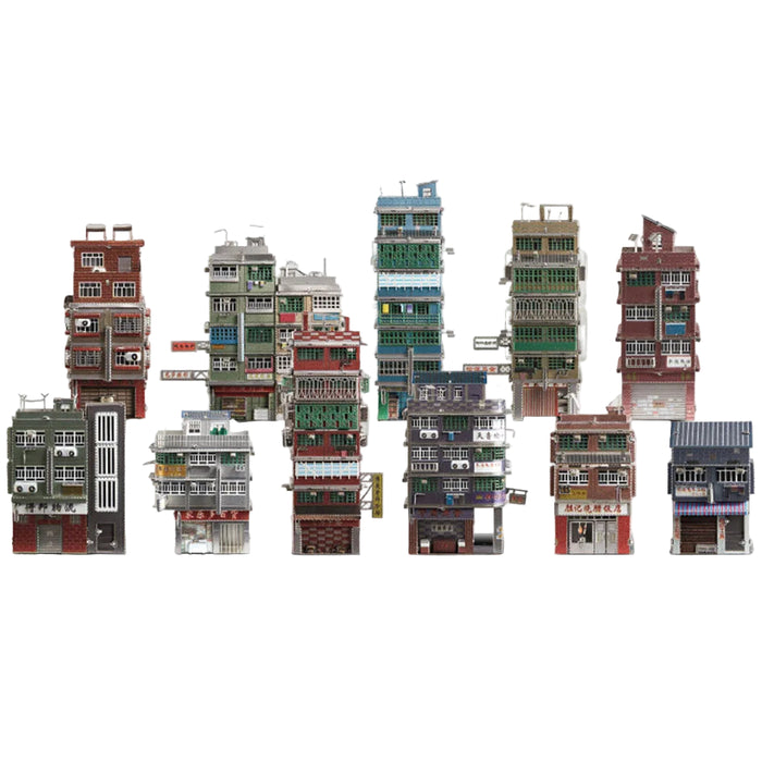 11 Piece 3D Metal Village Puzzles For Adults