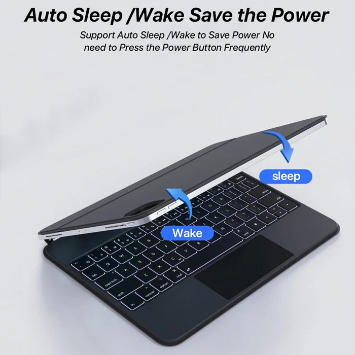 Backlit Touchpad Keyboard For Ipad Pro 11 Air 4 5 10.9 Compatible With Ipad Wireless Bluetooth Case Included