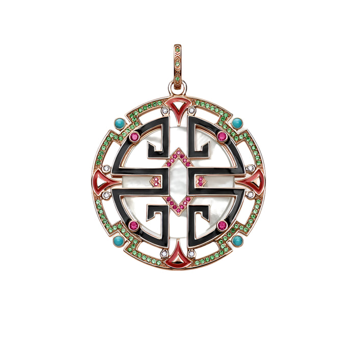 925 Sterling Silver Ethnic Pendant 2022 Spring New Design For Women