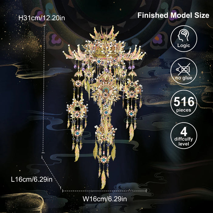 Romantic Wind Chime Puzzle Kit For Adults