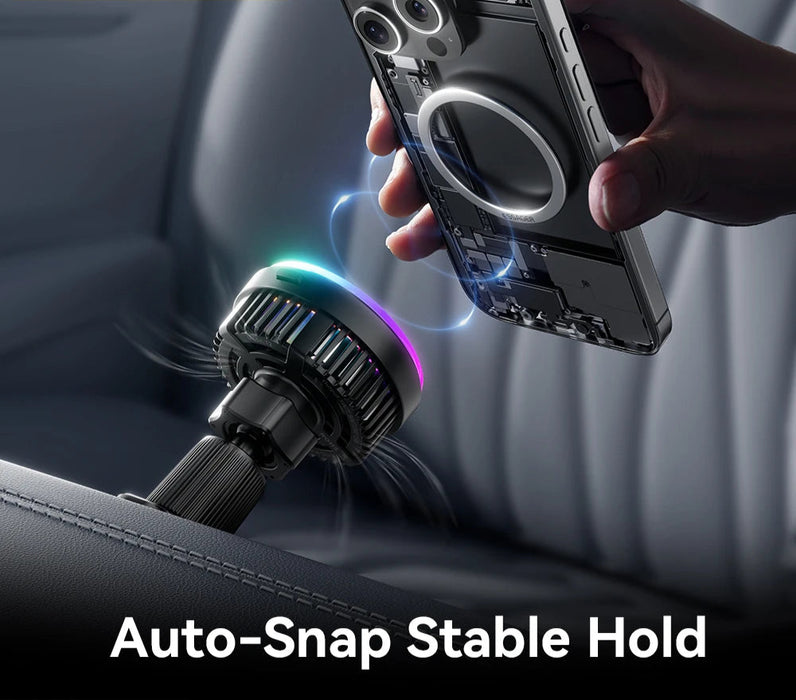 15W Ice Cooling Magnetic Wireless Car Charger For Iphone 16 15 14 13 12 Macsafe Car Phone Holder Fast Charging Station