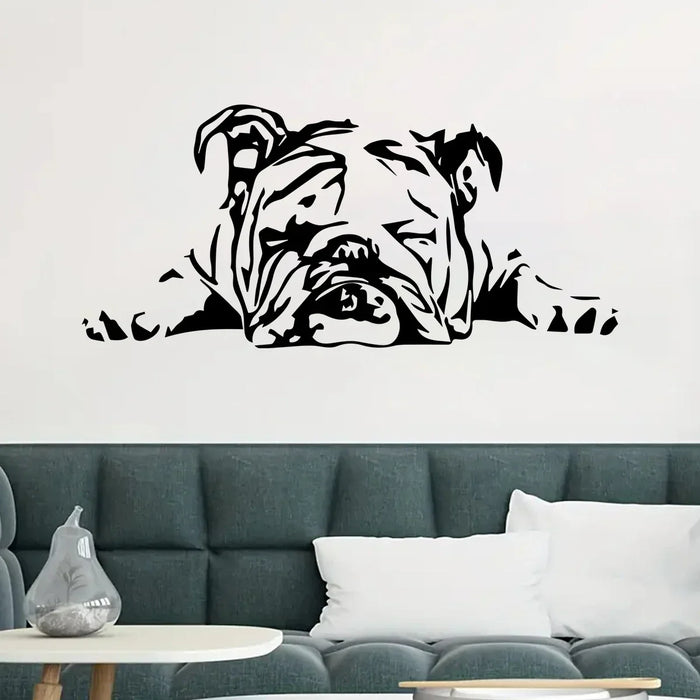 Adorable Puppy Silhouette Wall Stickers For Home Decor