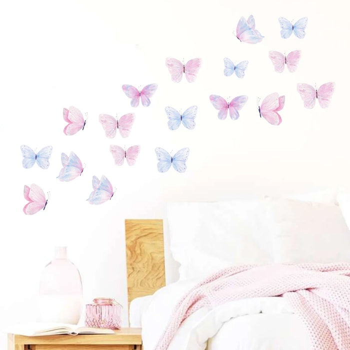 Charming Butterfly Wall Decals For Girls Room