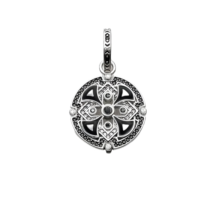925 Sterling Silver Asian Ornament Pendant Great Blessing Gift For Women